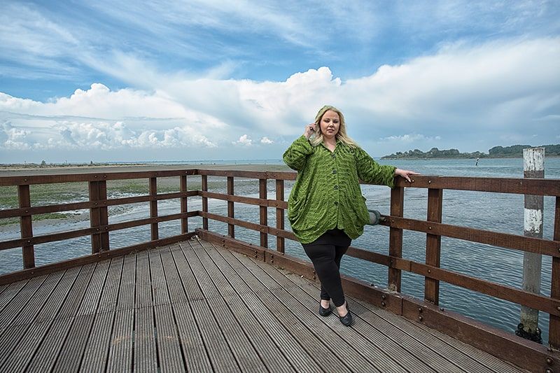 Fotoshooting am Meer mit Rebecca Jahn mit Robert Gaida