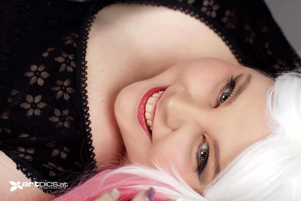 Shooting mit Martin Stadler - Becci mit weißer Perücke