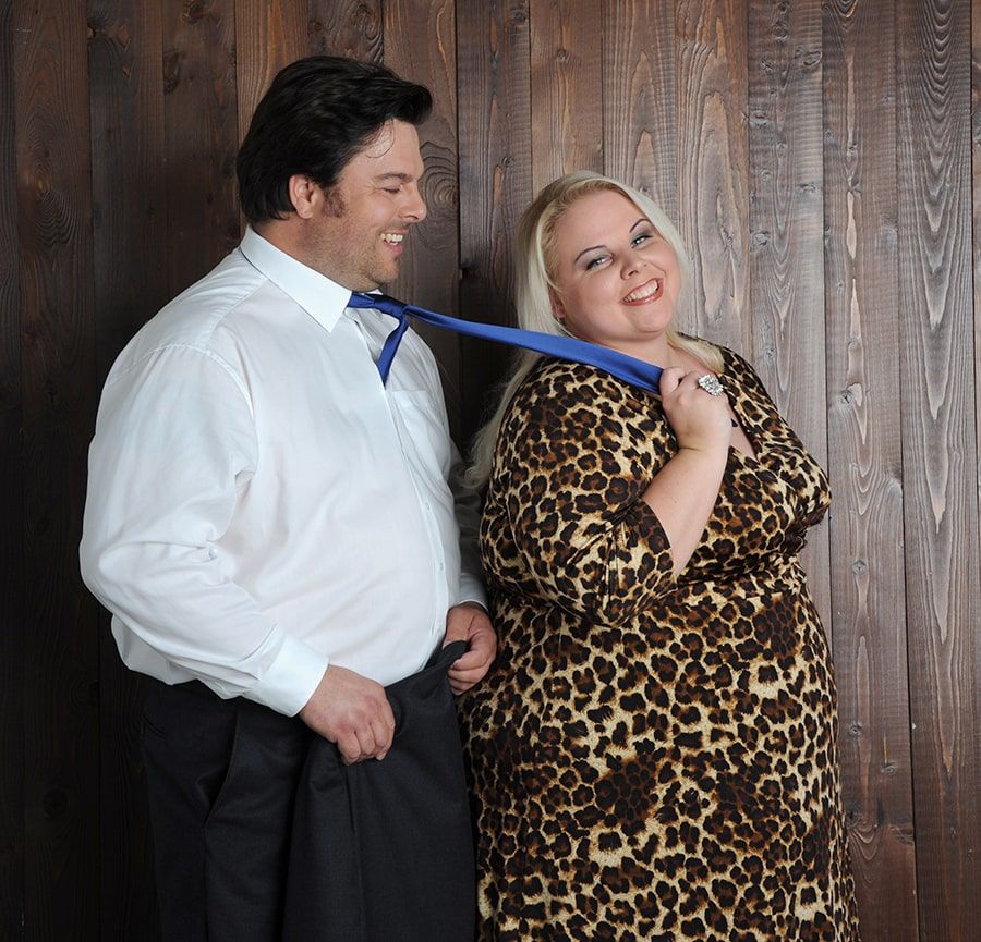 Rebecca und Partner beim Shooting von Kate Mirus